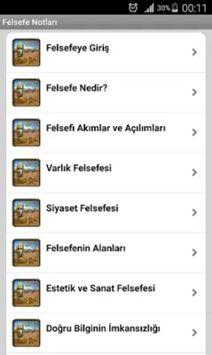 Felsefe Notları android App screenshot 4